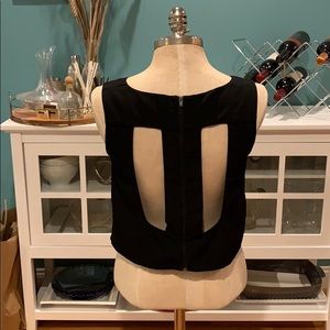 BCBGenerarion Black Crop Top